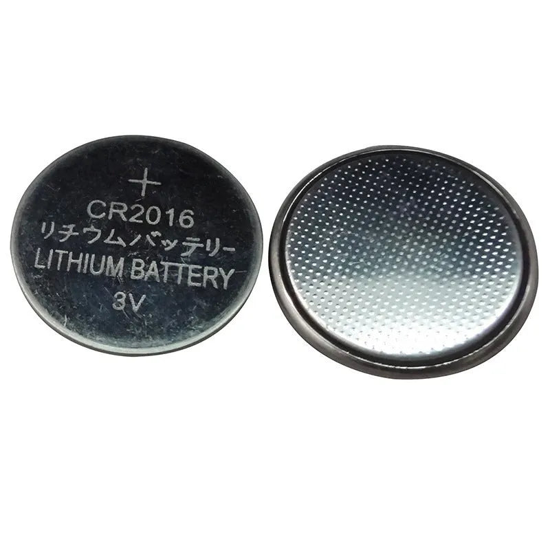 Pack of three types of alkaline 3V button batteries: CR2032, CR2025, and CR2016 coin cells