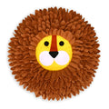 Brown Lion pet sniffing pad blanket for dogs and cats as an interactive food hiding toy