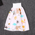 Pure cotton baby diaper skirt in Dinosaur pattern, adjustable waist for 0-8 years