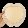 Single skin-coloured silicone gel foam bedsore prevention dressing sticker.