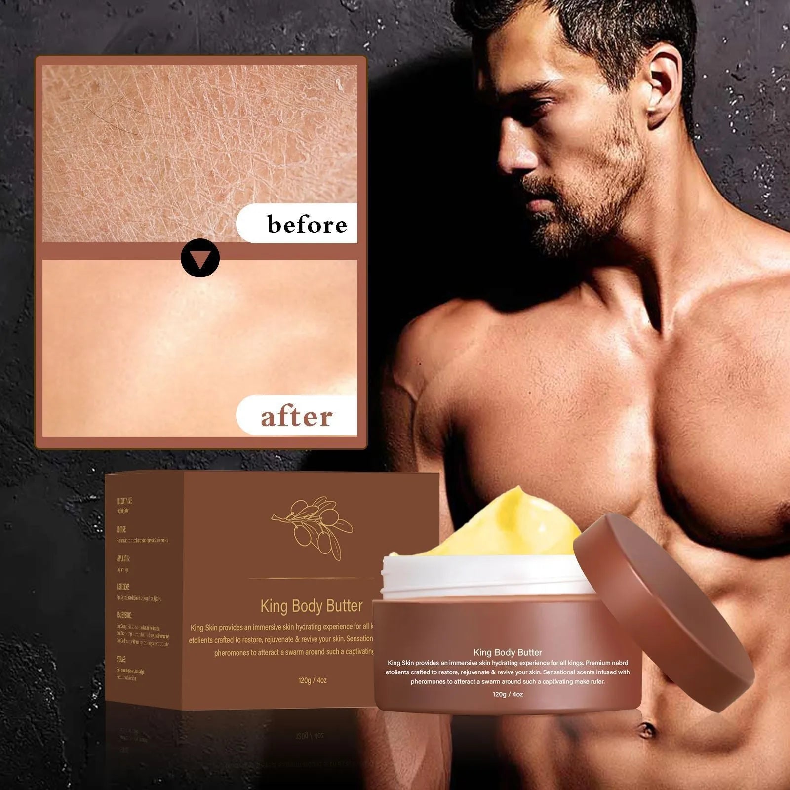 120g body moisturiser cream for dry skin hydration and relief