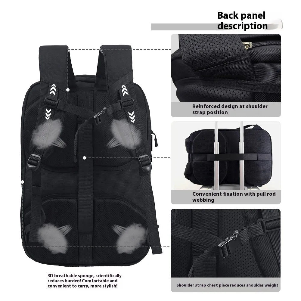 Outdoor portable travel vacuum storage bag in solid colour, wide opening for packing clothes, 36-55 litre capacity