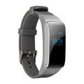 DF22 smart bracelet with Bluetooth headset, touch screen, and colour options black golden silver grey