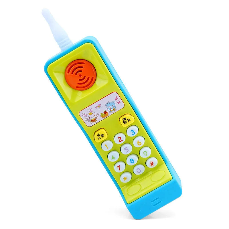 Children's battery-operated sound and light toy with cartoon animal design