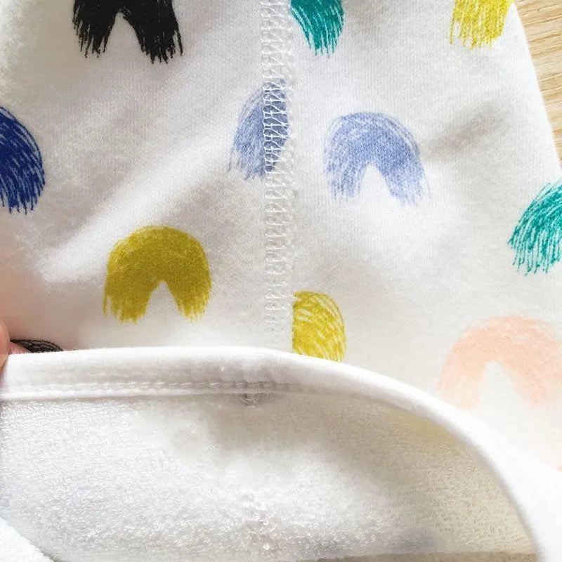 Pure cotton baby diaper skirt in Dinosaur pattern, adjustable waist for 0-8 years