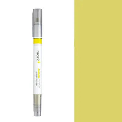 13cm swing-action highlighter pen with protective cap in soft pastel colour options