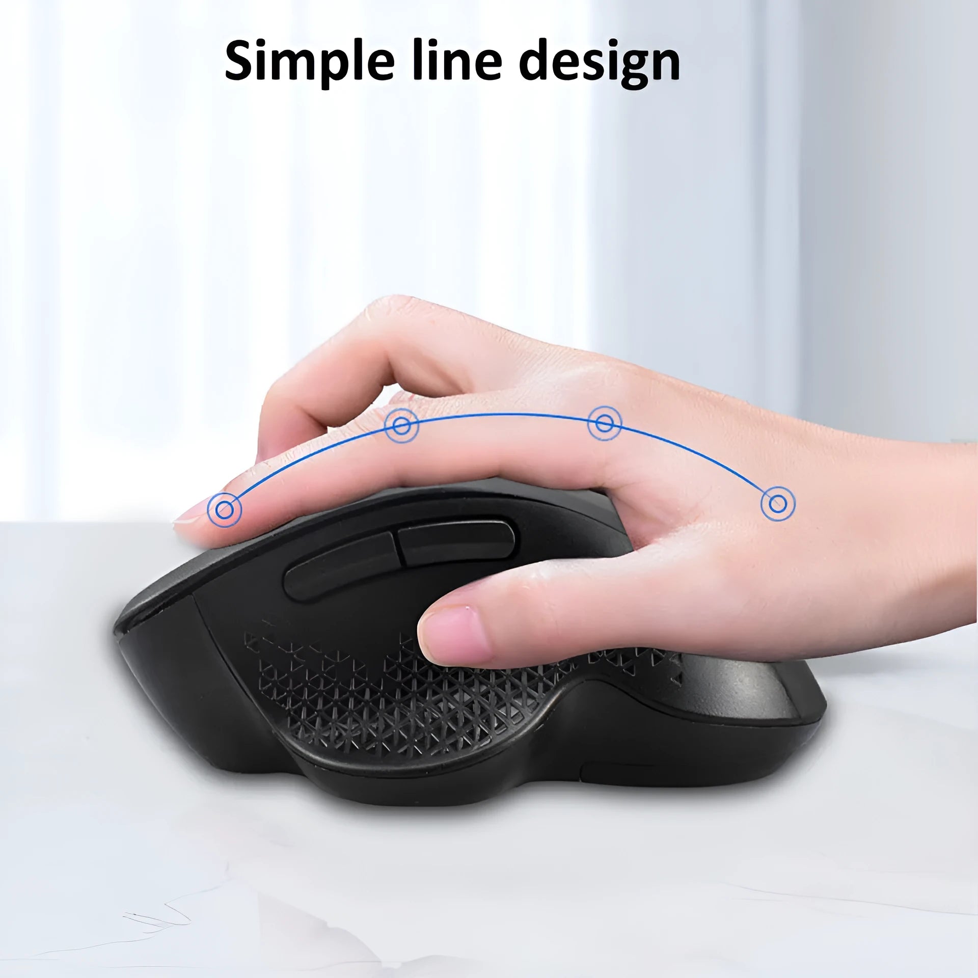 Black or grey USB wireless rechargeable optical mouse for laptop computers with charging cable