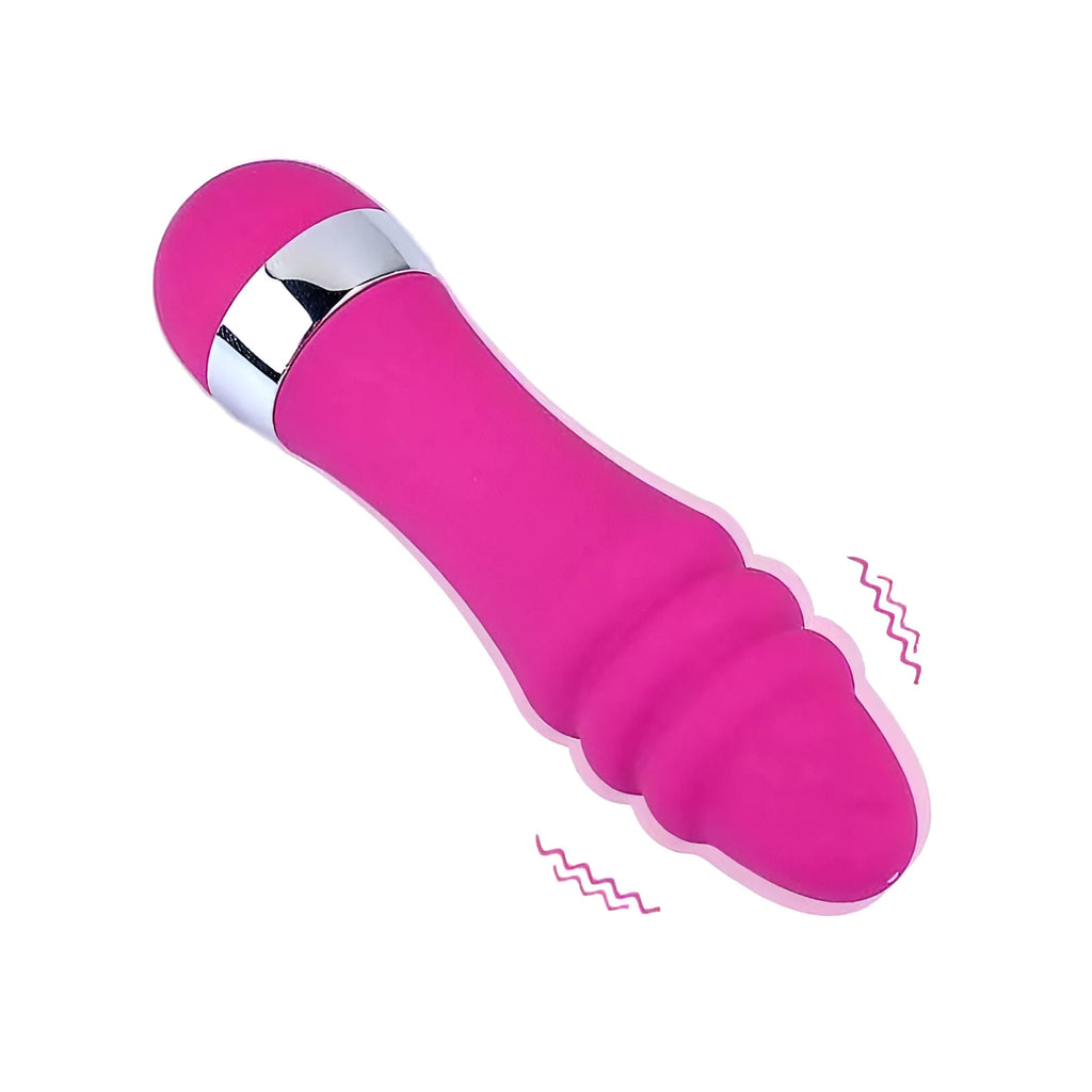 Set of six realistic mini dildos in different styles for women with battery operation