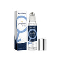 10ml glass bottle of men's perfume with bergamot, patchouli and jasmine fragrance notes.