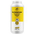 Pet dry cleaning powder 260g pack with non-woven fabric, available in lemon rose and mint fragrances