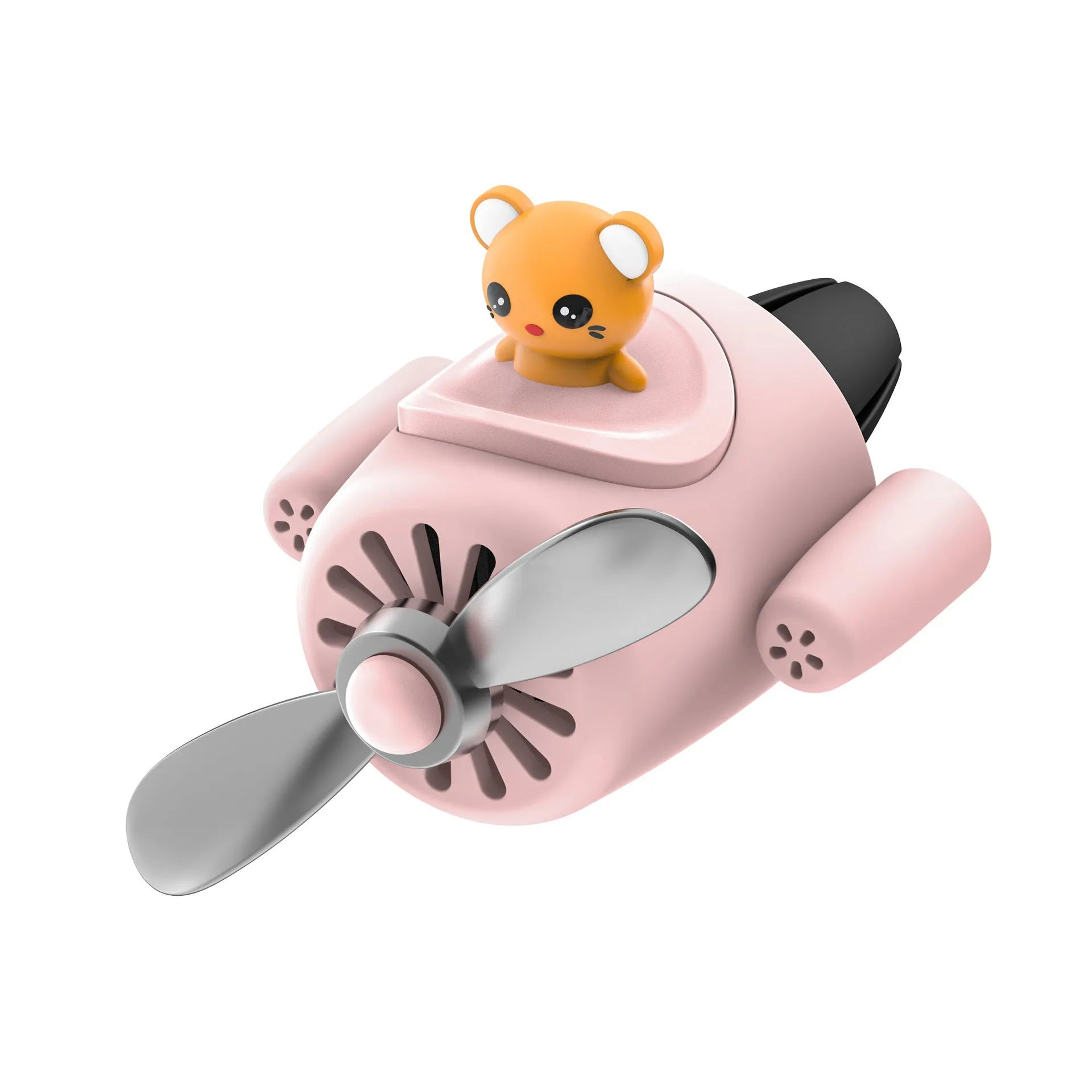 Cartoon aeroplane car air vent diffuser with fragrance slices in choice of colours
