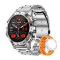Bluetooth calling smart watch with touch screen displaying health metrics