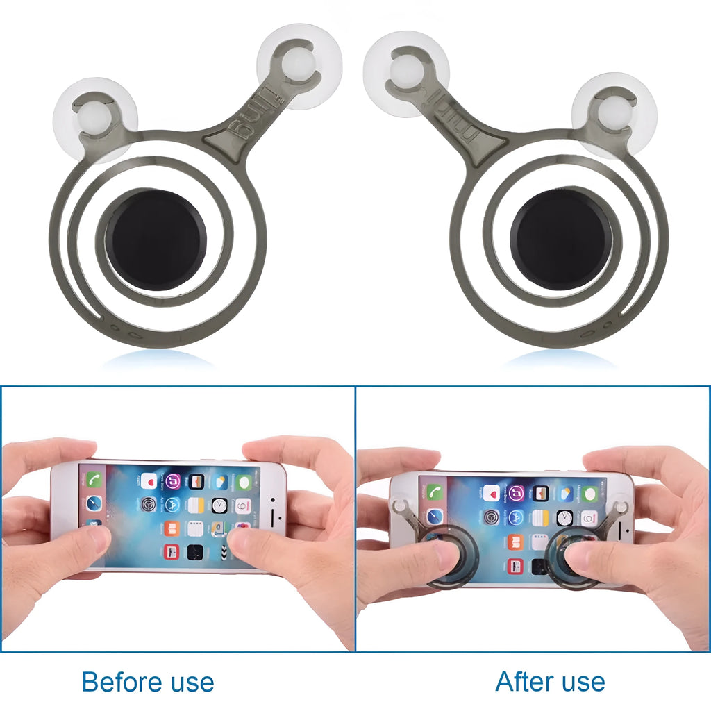 Clear and black universal mini joystick for mobile phone touch screen games