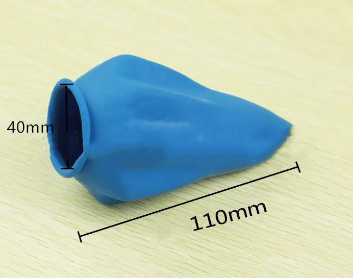 Pocket slingshot toy with latex cover, 60mm outer ring, in black colour option