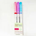 Creative curve pen roller outline set in plastic case with multiple line styles including thread, bend, love, and star patterns