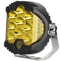 50W LED gold work light, yellow light, 12-30V, die-cast aluminium alloy housing, 5000lm output