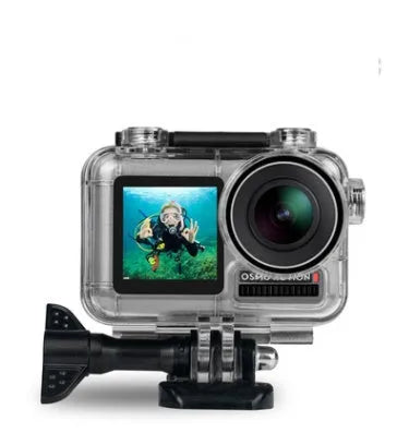 Sports camera diving shell acrylic waterproof housing rated to 61 metres depth