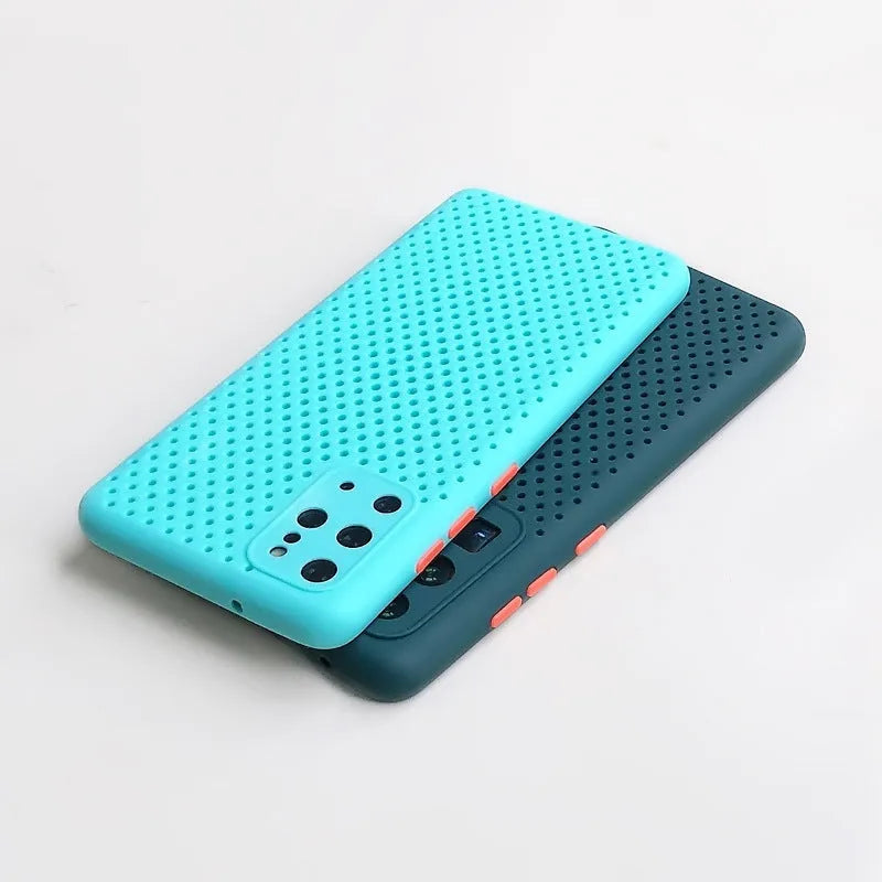Samsung S20 Ultra precision hole silicone phone case in solid colour back cover