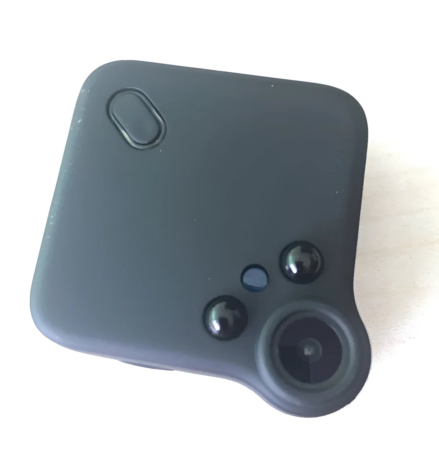 C1S 1080P HD night vision portable sports camera with WiFi remote in black, compact 40x40x14mm