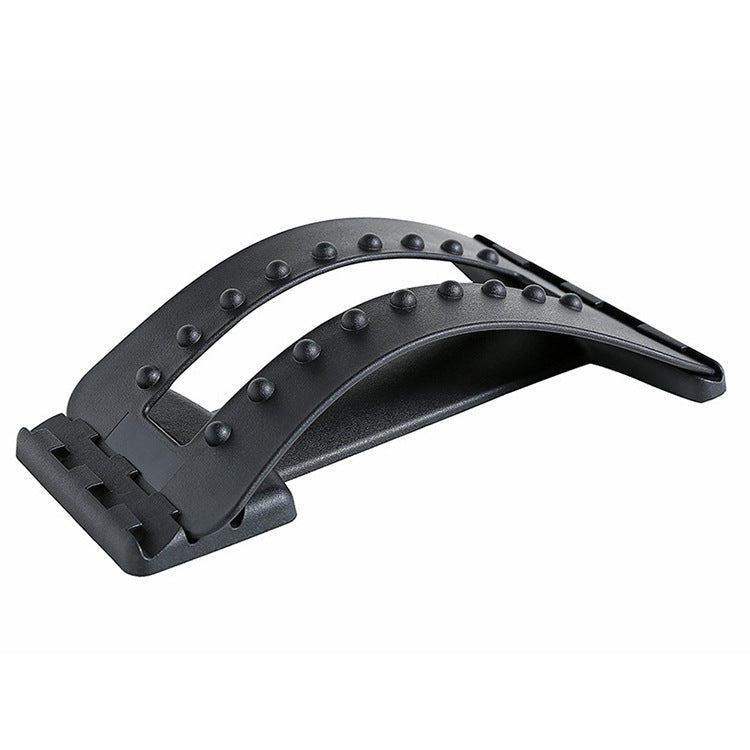 Adjustable Acupressure Back Massager - Multi-Level Lumbar Stretcher & Health Appliance for Muscle Relief & Spine Support