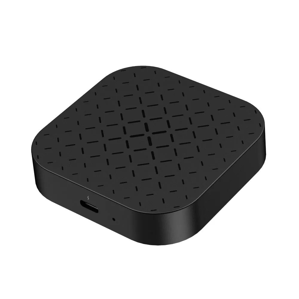Black ABS PC car interconnection smart box for original wired CarPlay, 2G 16GB, 79.8 × 14.7 mm, 5V