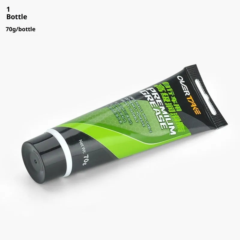 70g bottle of green apple scented synthetic bicycle grease, waterproof and wear-resistant