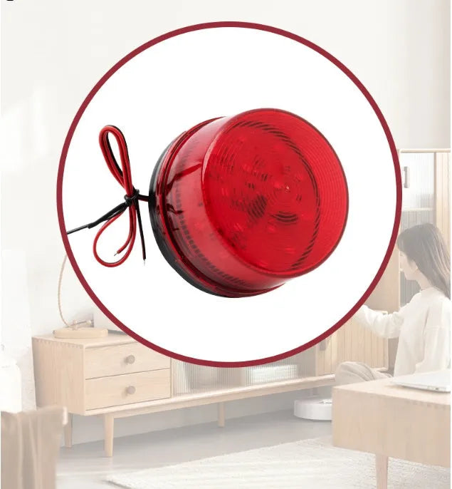 Ji'an Electronics HC-79 24V industrial warning and alarm light unit in red, yellow, blue, or green.
