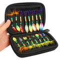 Composite sequin fishing bait bag with 16 pieces in durable Oxford cloth organiser