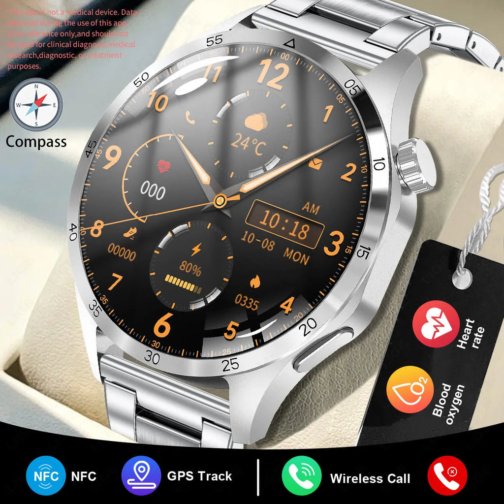 Sport smart watch with Bluetooth calling, waterproof design, TFT screen, 300mAh battery, and black or silver strap options