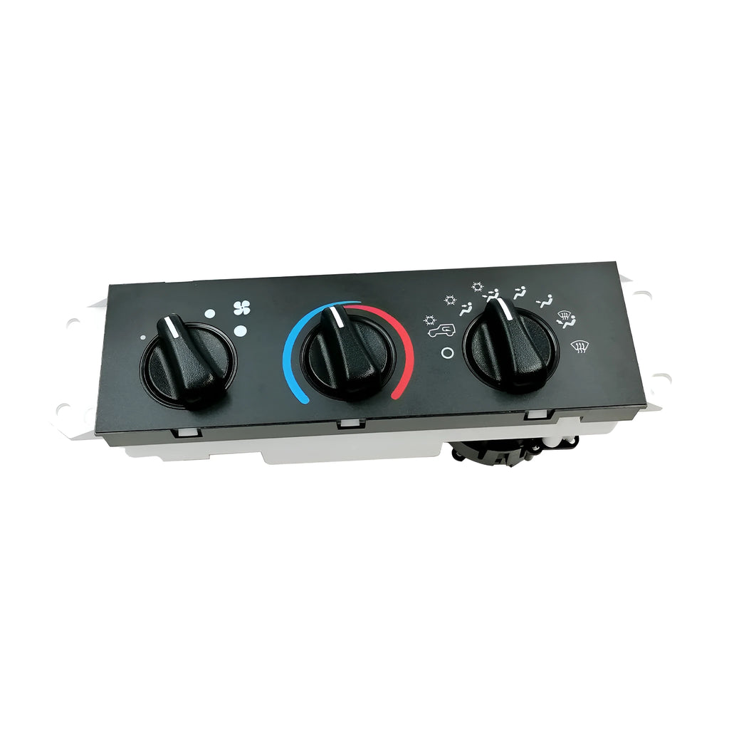 Black automotive air conditioning control panel for Jeep Wrangler 2005-2006 replacement part