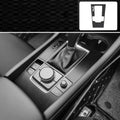Unksera car interior decorative film sticker kit for centre console and dashboard trim in carbon fibre finish