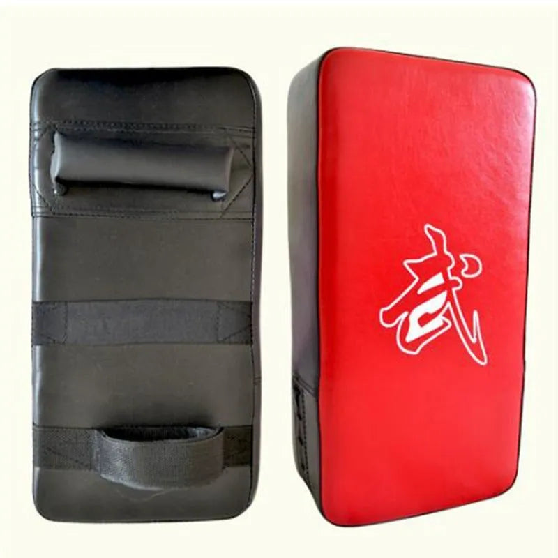 Blue and red thickened square foot target sanda boxing props in vertical style