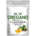 Black seed oil soft gel capsules supplement in bottle packaging, 180 or 300 count options