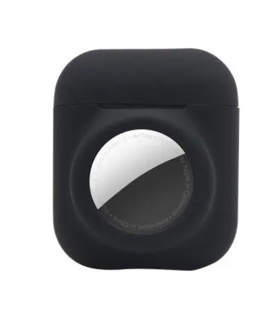 AirTag silicone protective sleeve in flip cover style showing colour options including luminous green and wine red