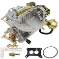 Metal automotive carburetor with three suction ports for engine replacement