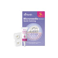 XIMONTH microneedle patch set with 4 patches and 10ml ampoule containing tea tree oil and calendula