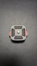 Square mini quick release plate, aluminium alloy camera stabilizer base, 19 x 23 x 38mm, for SLR tripod head and ball head mounting