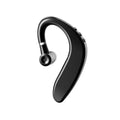 Wireless Bluetooth headset clip-on in piano black with plastic build and long battery life