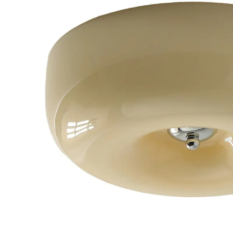 American style three-colour ceiling lamp for bedrooms in cream or white, 30cm and 40cm sizes