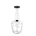 Household manual pull garlic masher with nylon drawstring, PP ABS PS S/S construction, modern simplicity style