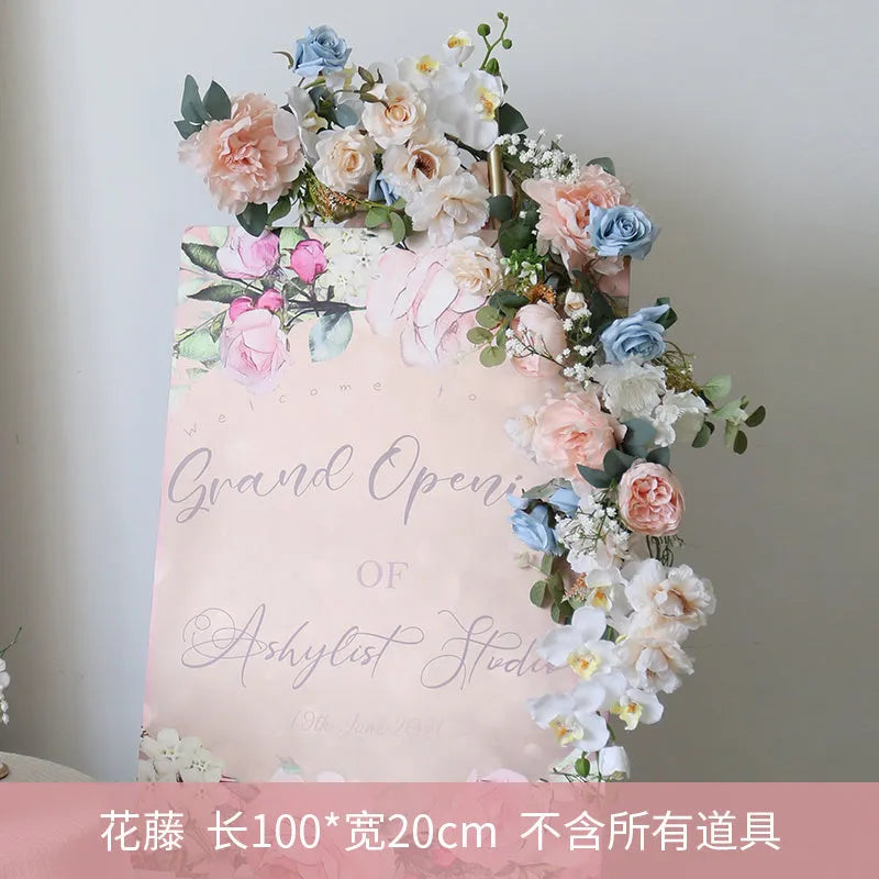 Artificial silk flower for wedding photo and ornamental decoration in A B C D Floral colour options