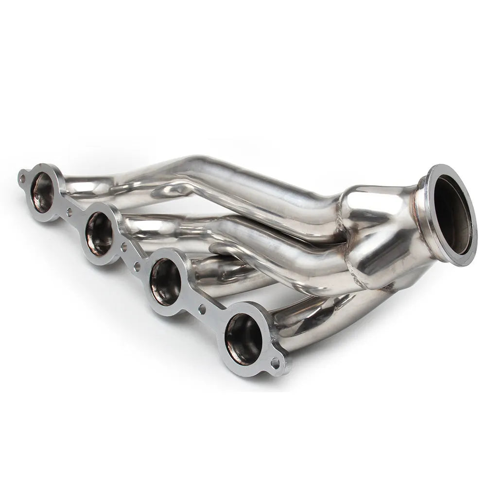 Silver 304 stainless steel high-flow exhaust manifold for Chevrolet LS1 LS2 LS3 LS6 engines