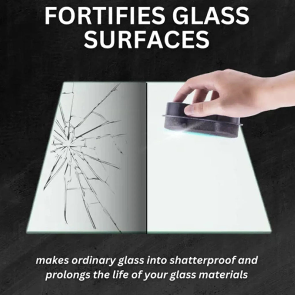 Hydrophobic car cleaning sponge for windscreen and window brightening with reinforced portable design