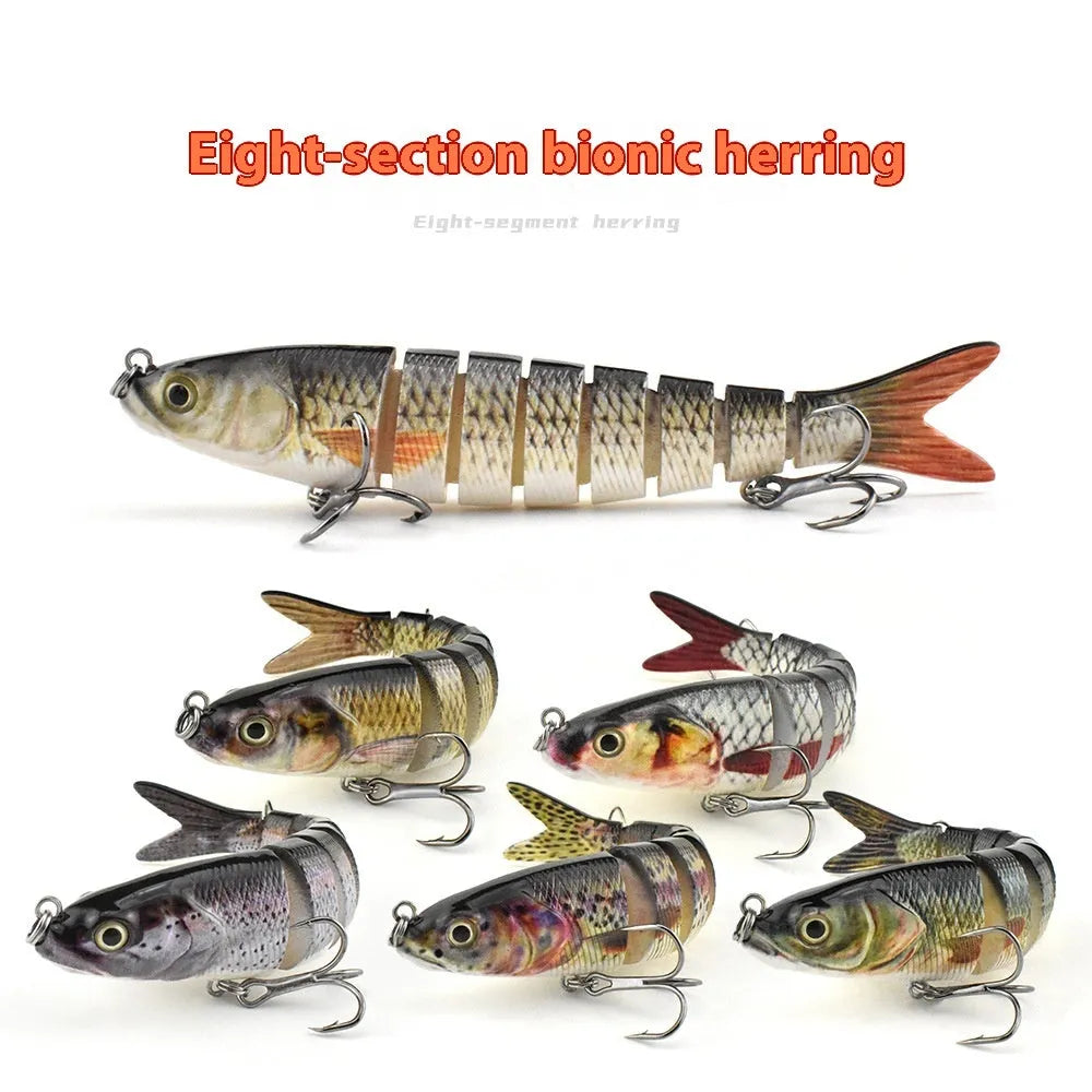 133mm hard bait fishing lure with bionic plastic construction weighing 203g