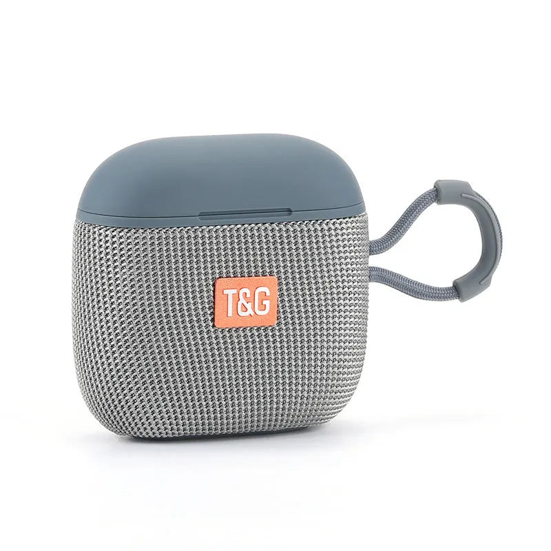 Portable dual stereo Bluetooth earphone speaker two-in-one with 52mm driver, USB charging, and five colour options