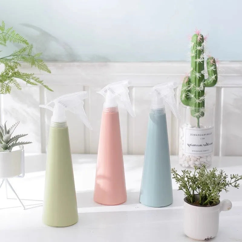 360 ml plastic watering can in pink, grass green, or blue for indoor plants and household disinfection