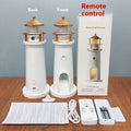 Human body induction atmosphere moonlight lighthouse table lamp in geometric modern style with remote control and Bluetooth