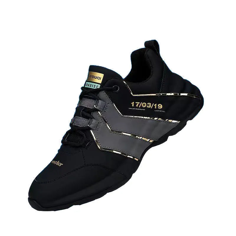 Teenagers' casual low-top sneakers with thick plastic sole and mesh lining in grey colour