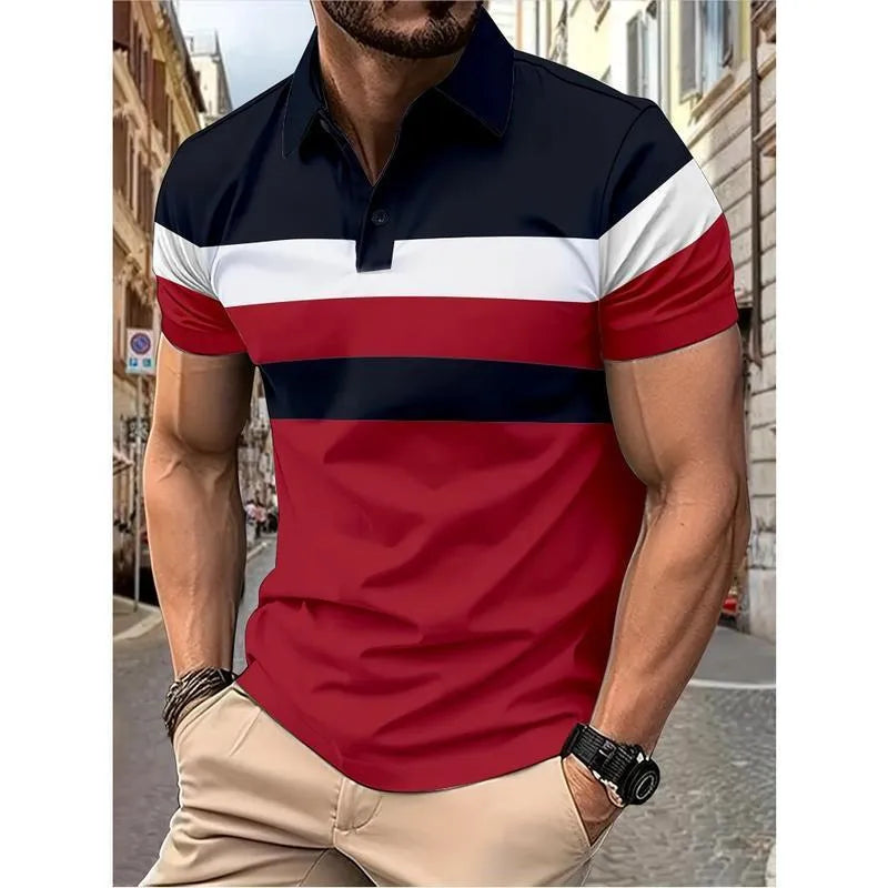 Men's breathable polyester sports jacket in sporty casual style, available in multiple colours and sizes