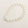 Acrylic alloy magnetic snap bracelet in shell silver finish for curtains, 40cm length, modern simplicity style